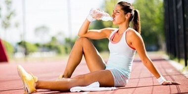 maintain a drinking regimen and proper nutrition