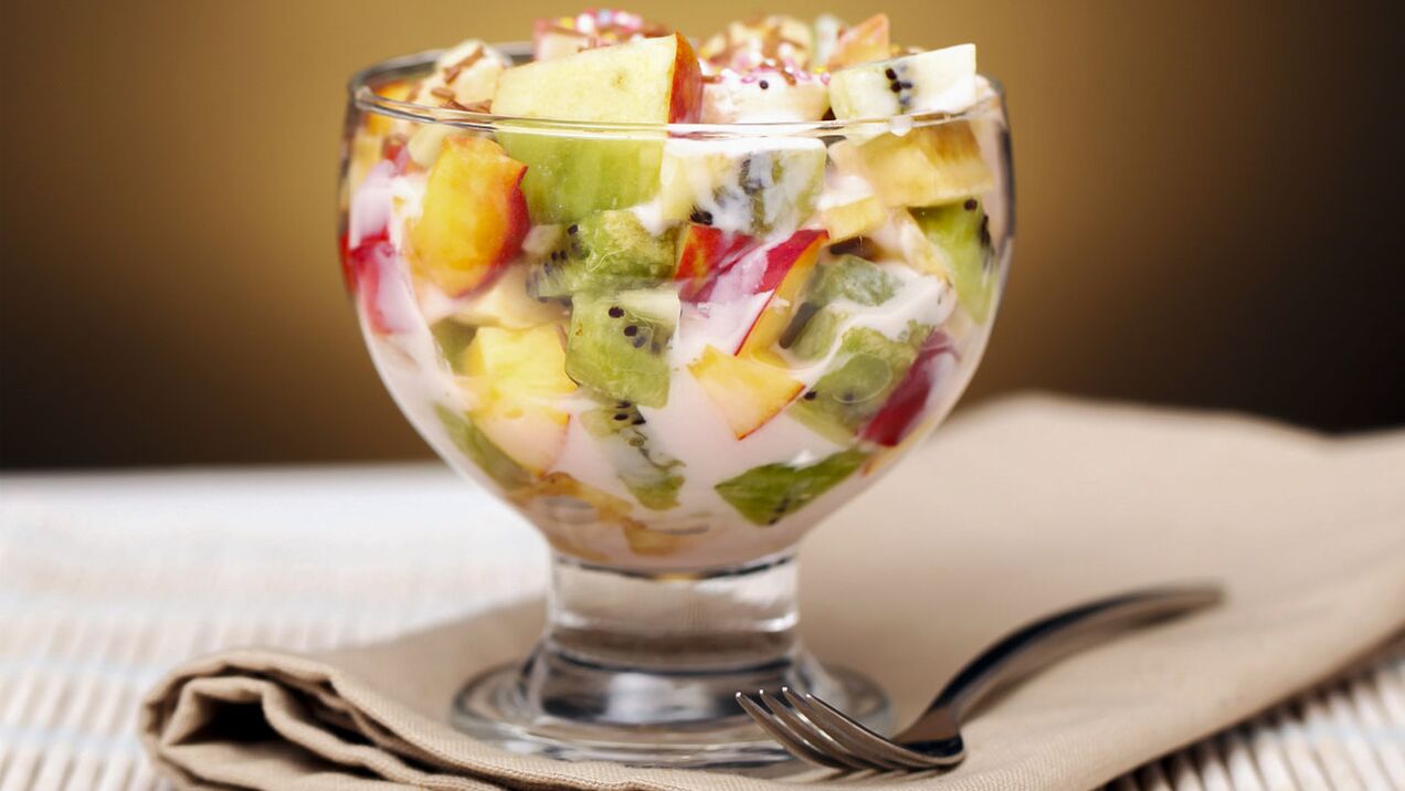 fruit salad in a favorite diet